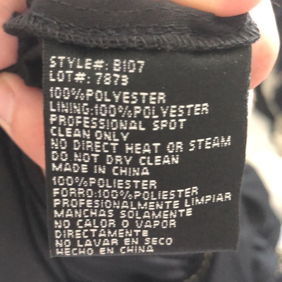 Black B&a By Betsy And Adam Beaded Halter Prom Ball Gown - Picture 4 of 5